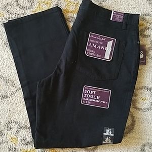Gloria Vanderbilt- Amanda style black Jeans